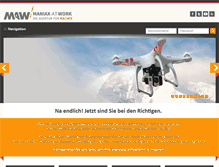 Tablet Screenshot of maniax-at-work.de